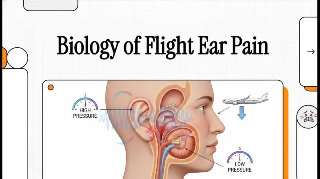 ⁣Biology of Flight Ear Pain