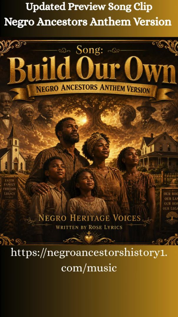 Build Our Own - Negro Ancestors Anthem Version