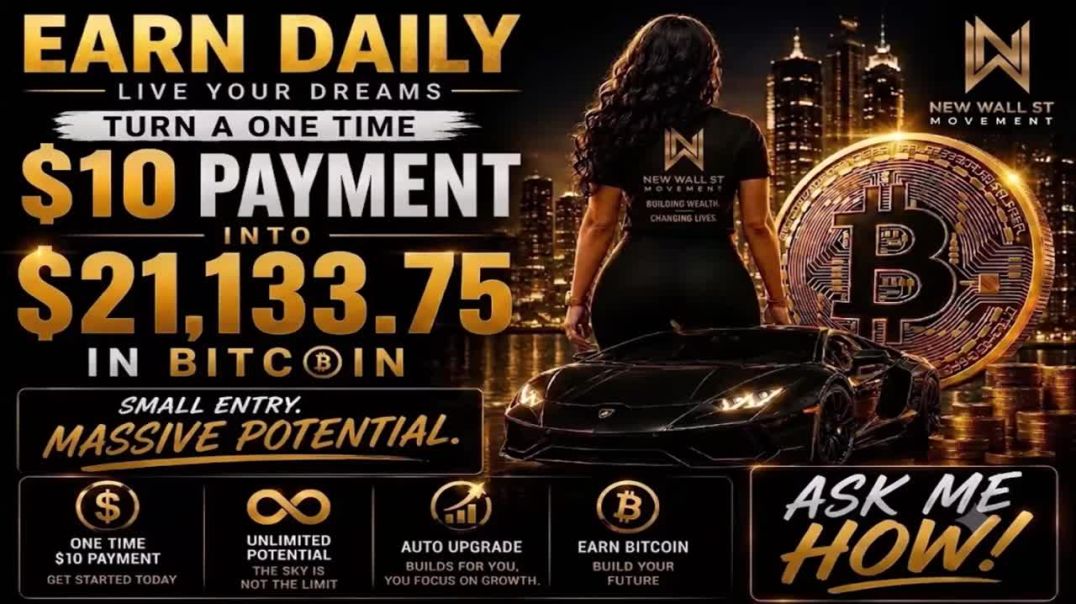 ⁣Learn How You Can Turn A One-Time $10 Payment into $21,133 in Bitcoin. July 15th replay "MUST W
