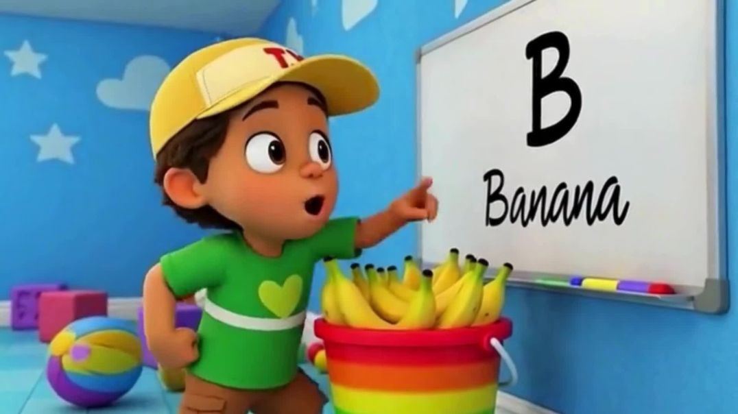⁣A to Z Fruit Phonics Song