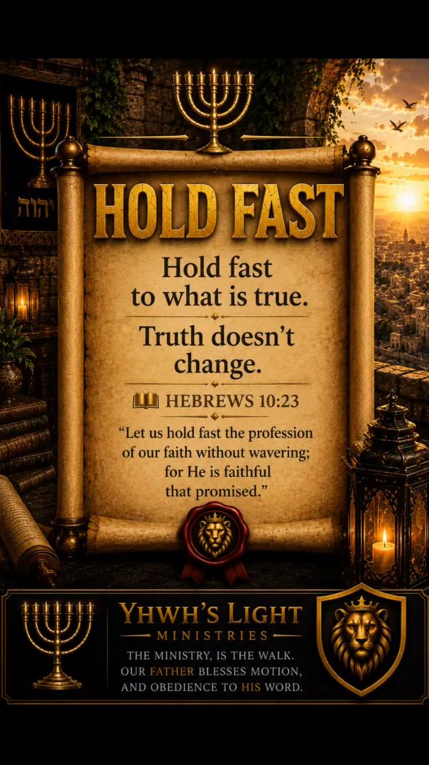 Hold Fast to What Is True