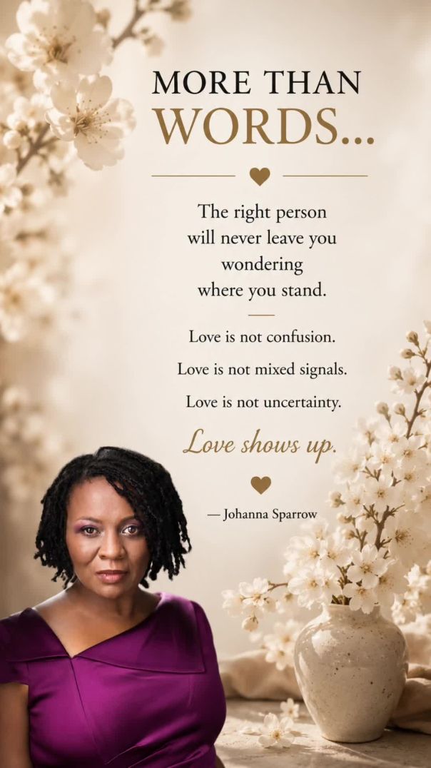 MORE THAN WORDS... Love Shows Up