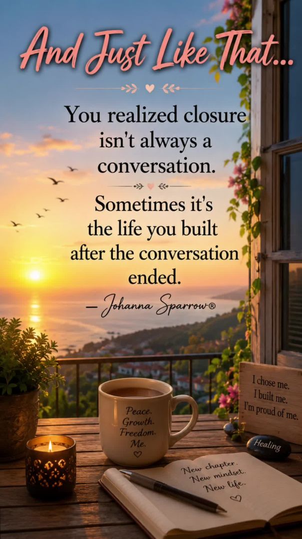 And Just Like That... Closure Isn't Always a Conversation