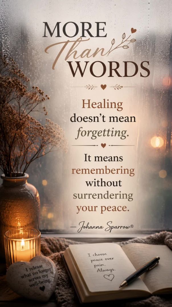 Healing Doesn't Mean Forgetting | More Than Words