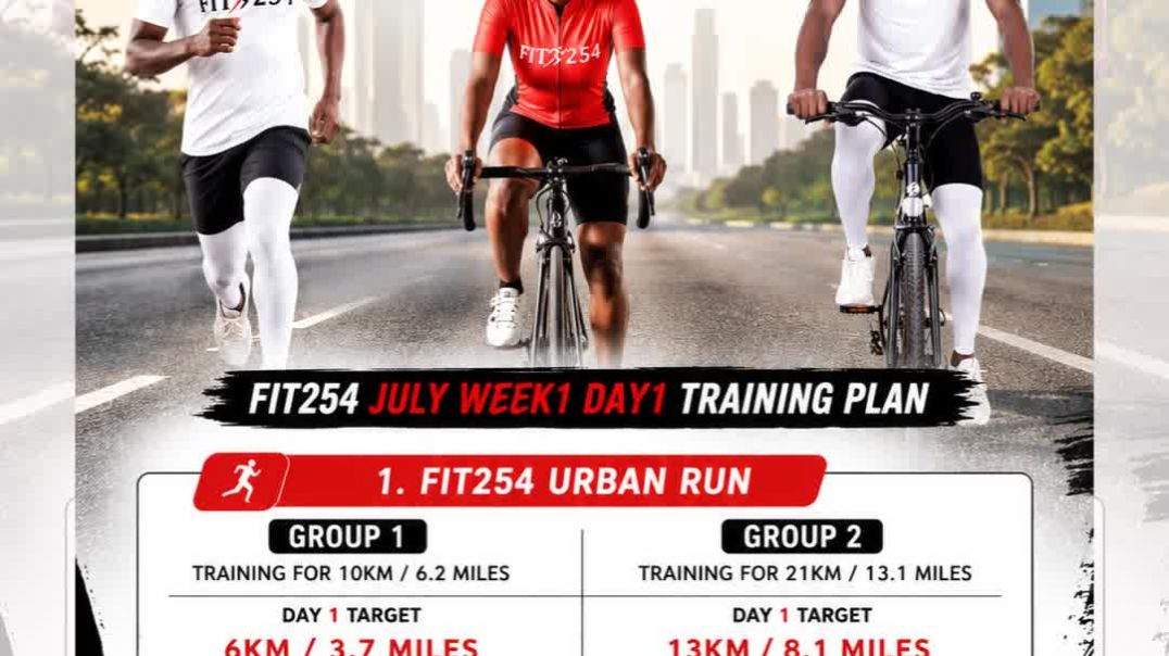 ⁣FIT254 TUESDAY OUTDOOR TRAINING: July outdoor training plan