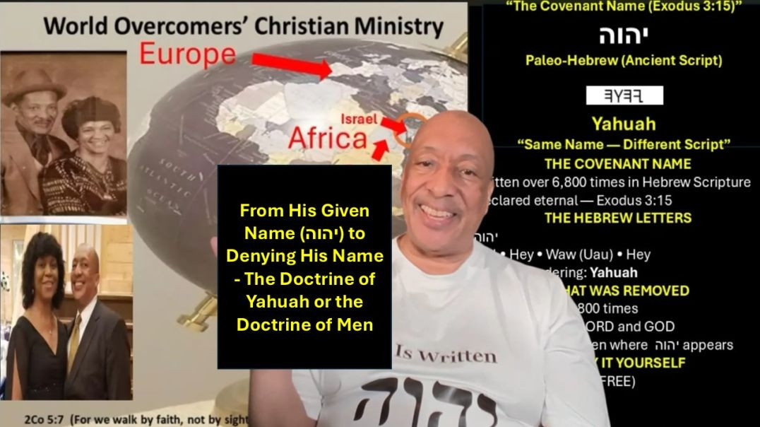 ⁣From His Given Name (יהוה) to Denying His Name - The Doctrine of Yahuah or the Doctrine of Men
