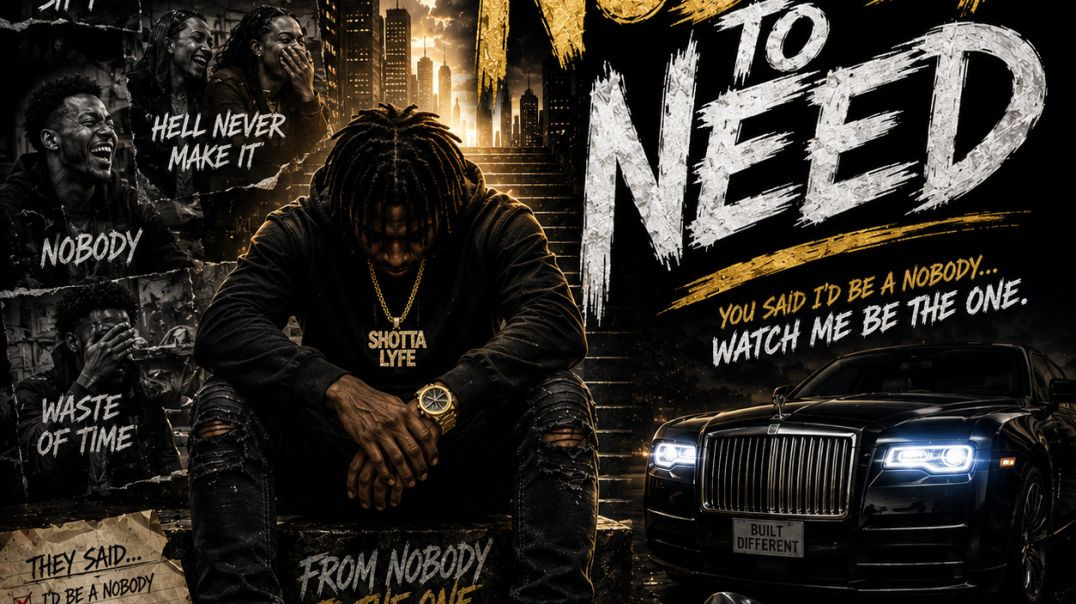 ⁣NOBODY TO NEEDED