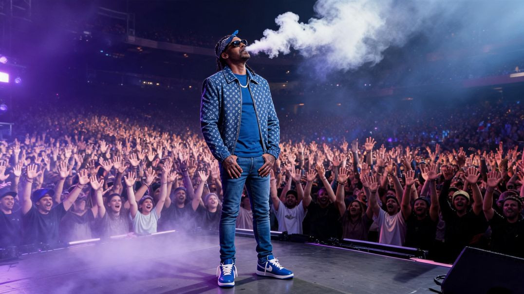 ⁣Blue Flame On Stage