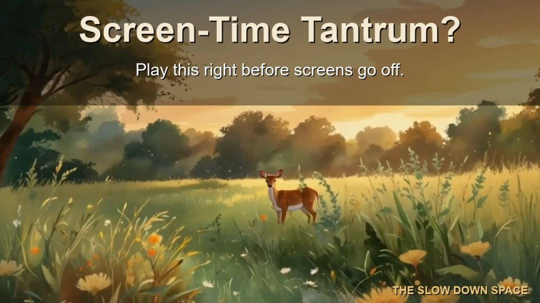 ⁣Screen-Time Wind-Down — 30 Minute Calm Transition Off Screens for Overstimulated & Autistic Kids