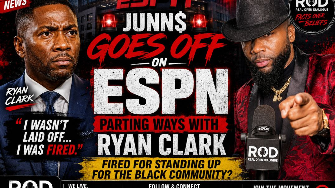 ⁣🚨 Junn$ GOES OFF on ESPN Parting Ways with Ryan Clark | Fired or Silenced?