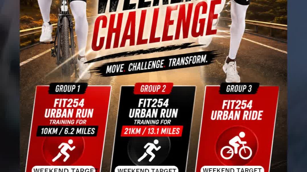 ⁣WEEKEND CHALLENGE: FIT254 OUTDOOR WEEKEND CHALLENGE PROGRAM