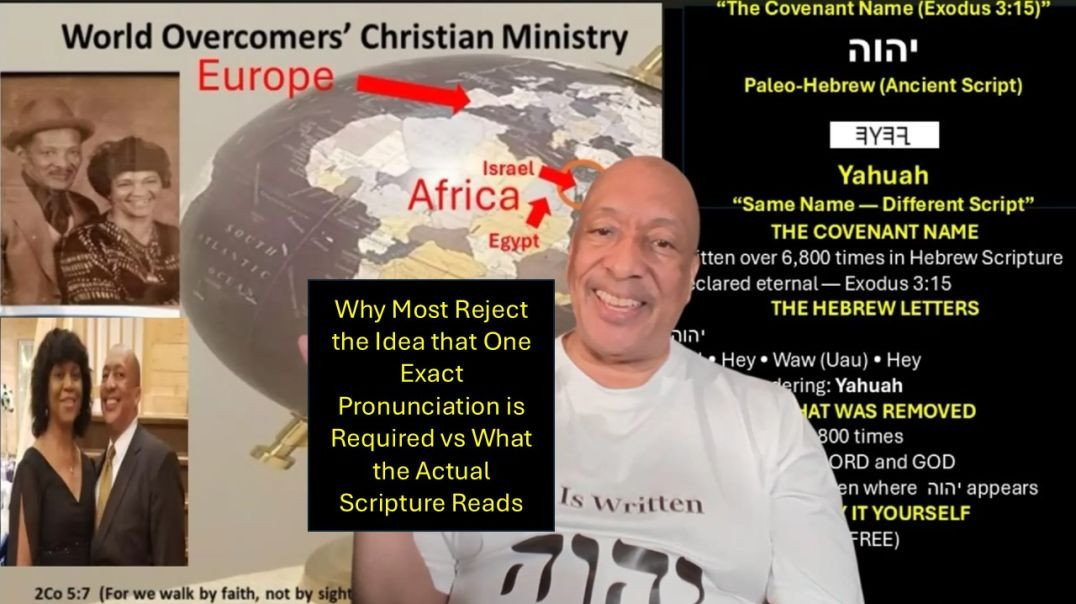 ⁣Why Most Reject the Idea that One Exact Pronunciation is Required vs What the Actual Scripture Reads
