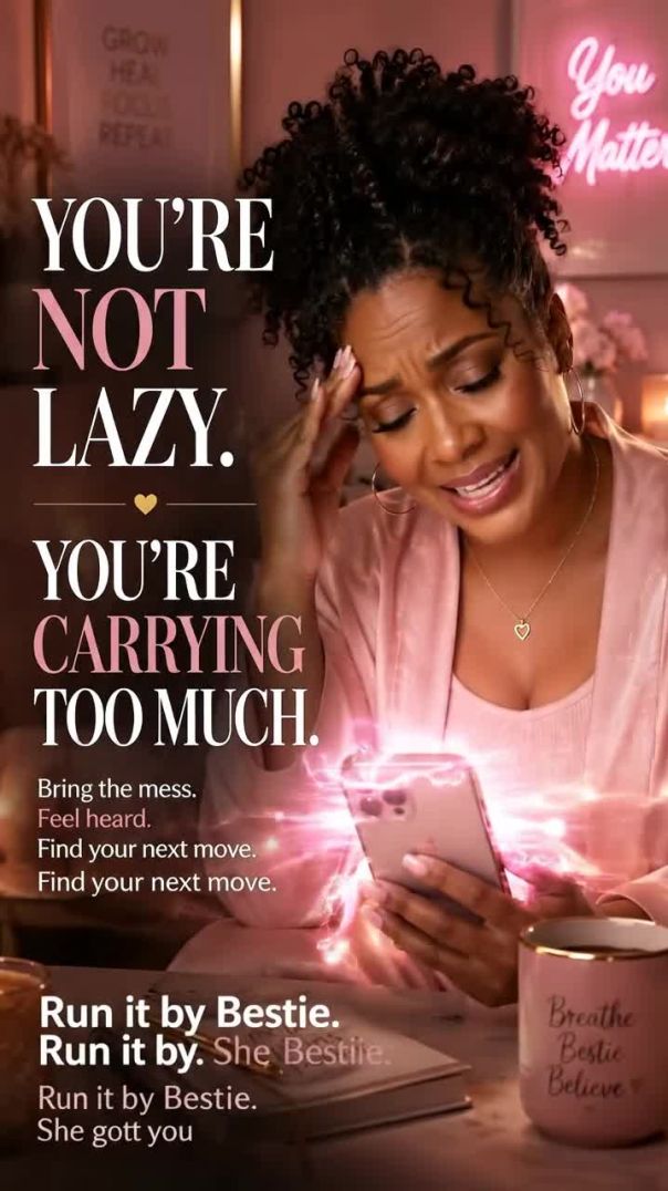 You’re not lazy. You’re carrying too much.