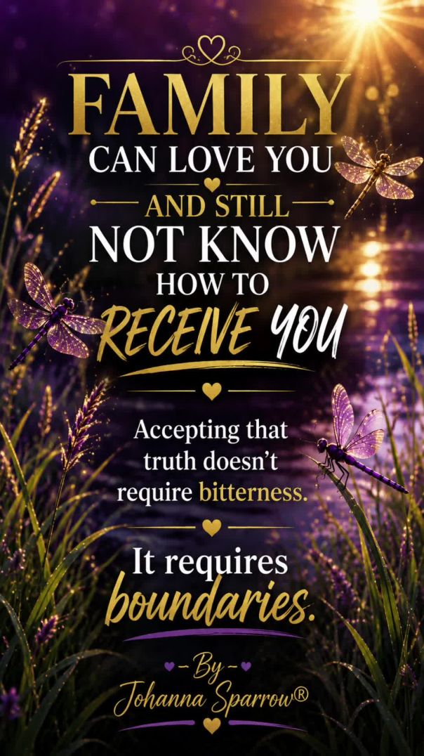 Family Can Love You and Still Not Know How to Receive You | Johanna Sparrow®