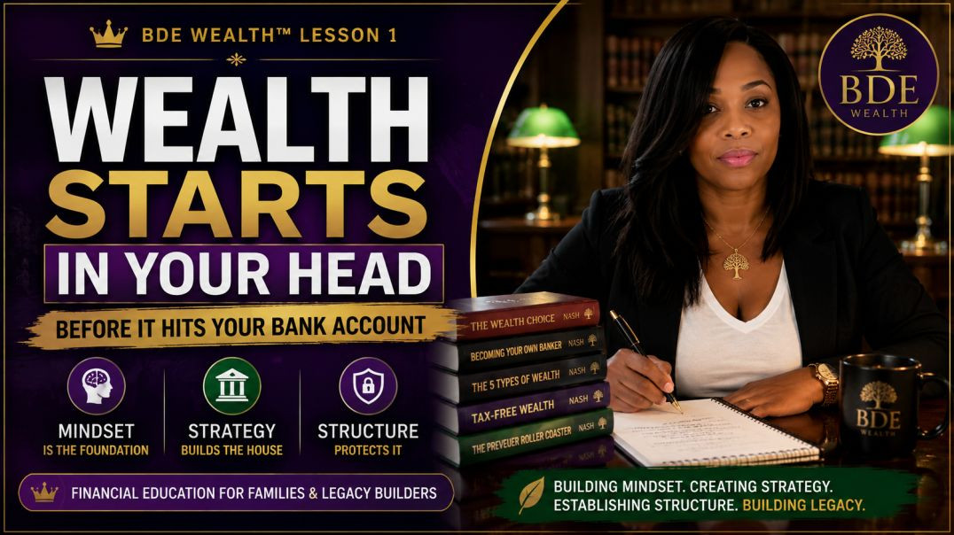 ⁣Wealth Starts in Your Head Before It Hits Your Bank Account