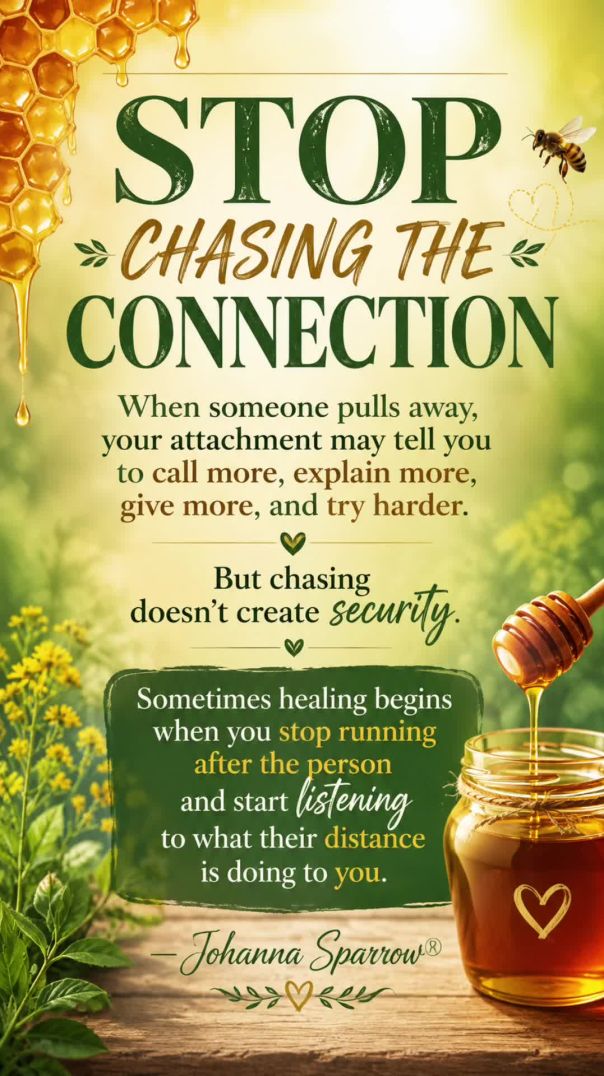 Stop Chasing the Connection | Johanna Sparrow®