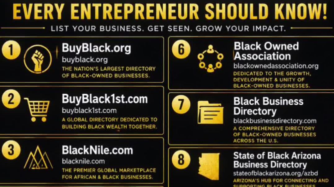 ⁣10 Black Business Directories Every Entrepreneur Should Know! | Day 7 Spotlight 💼📈