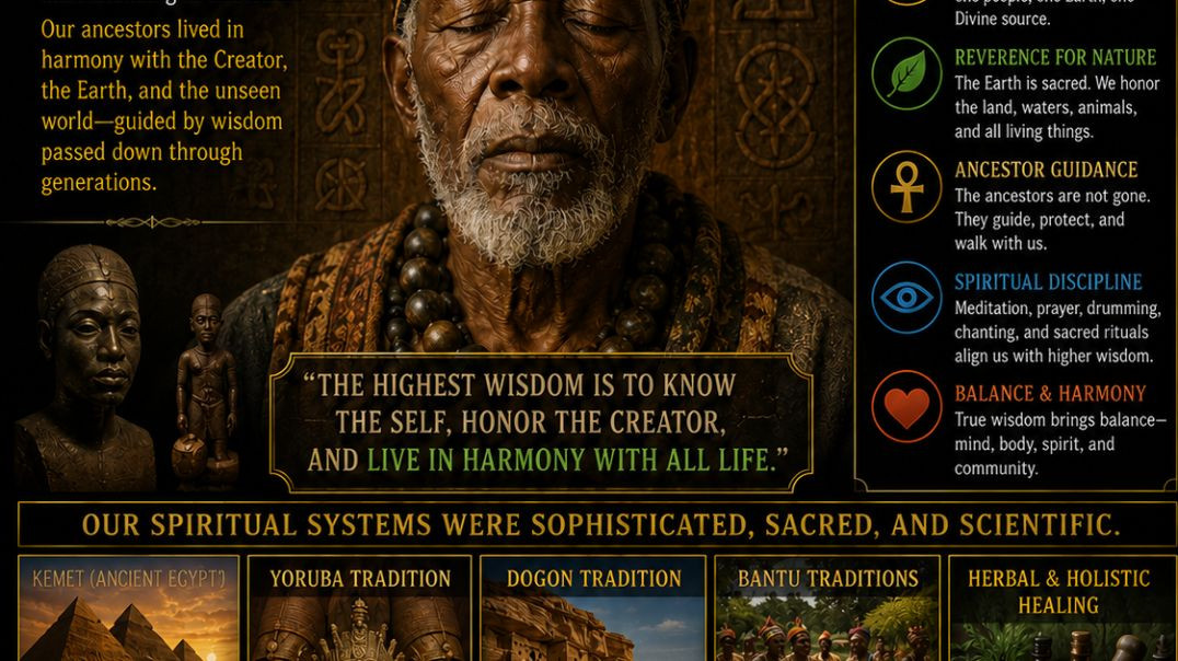⁣Ancient African Spiritual Wisdom