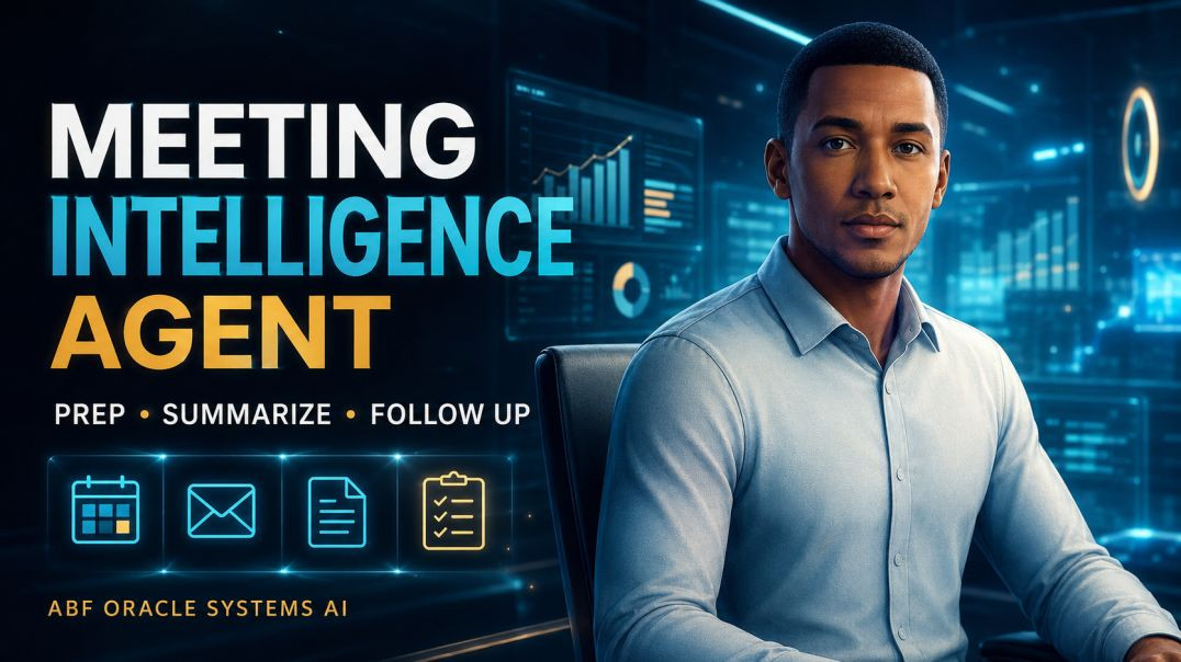 ⁣Meeting Intelligence Agent shows how