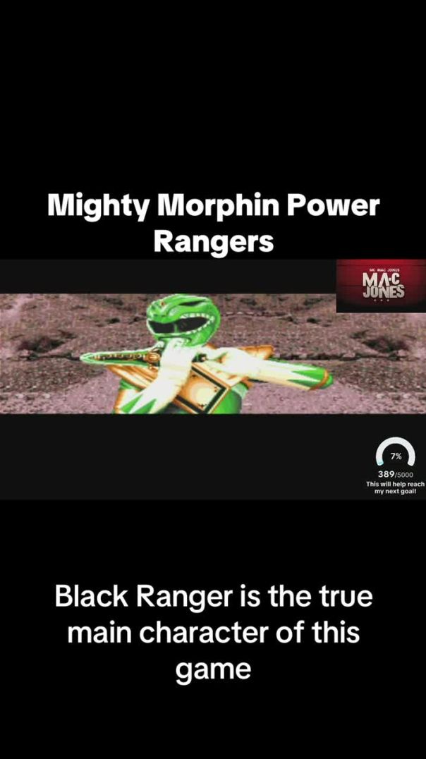 Black ranger versus green ranger