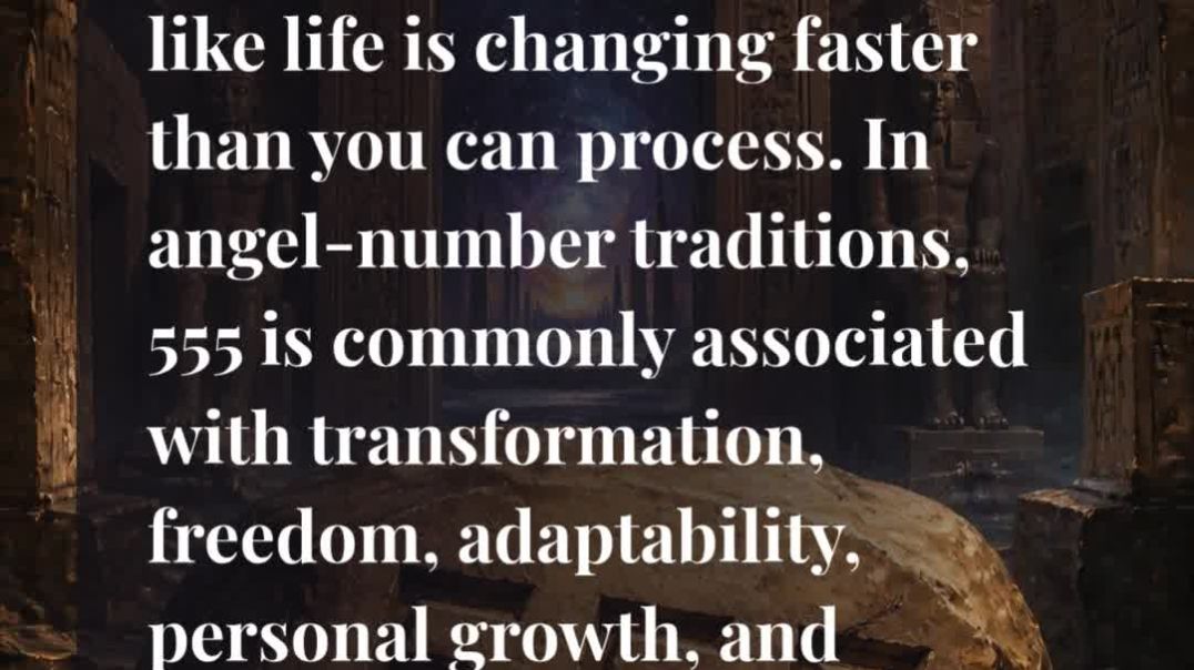 ⁣🔥 555 Angel Number Meaning: Your Life Is Changing Faster Than You Realize — Get Ready! ✨