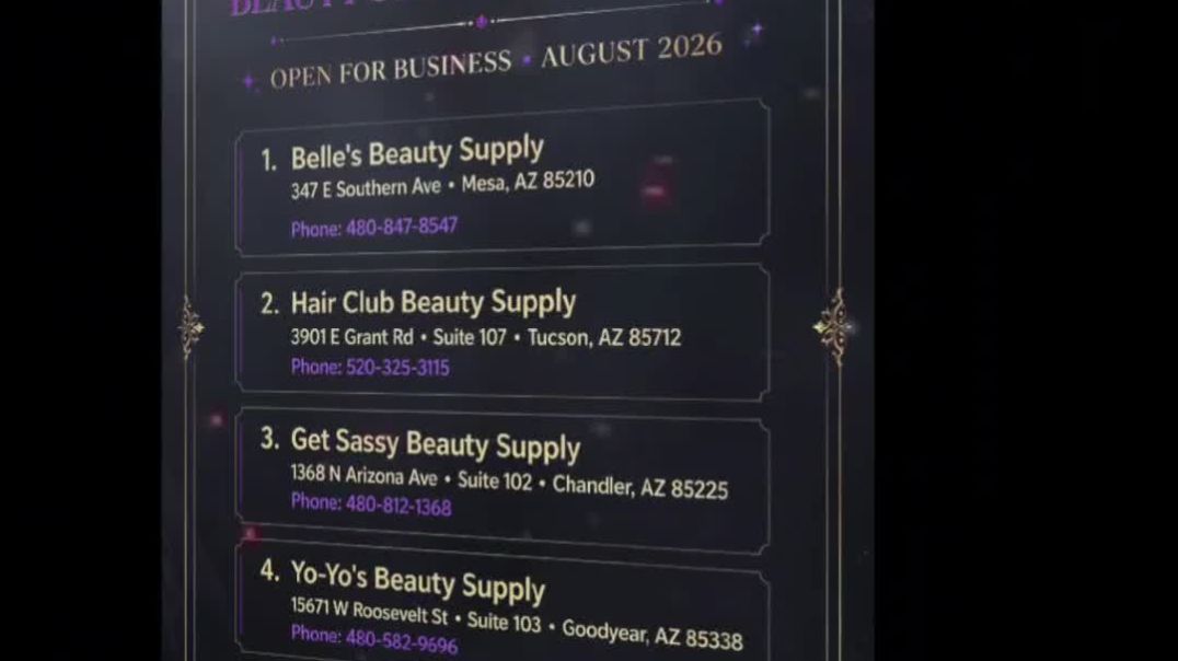 Day 15: Black-Owned Nail Shops & Beauty Supply Stores in AZ 💅🏾✨