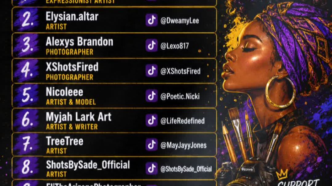 ⁣Arizona is FULL of talented Black artists and it’s time we give them their flowers! 🎨🖌🖼📸