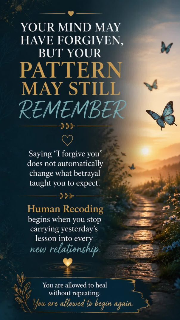 Your Mind Forgave—But Does Your Pattern Still Remember? | Johanna Sparrow®