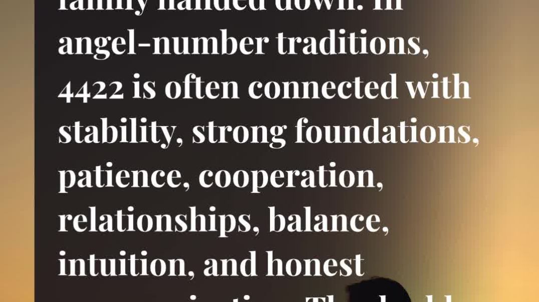 ⁣🧬✨ 4422 Angel Number: You're Breaking Generational Family Patterns — It Ends With You 💔➡️❤️