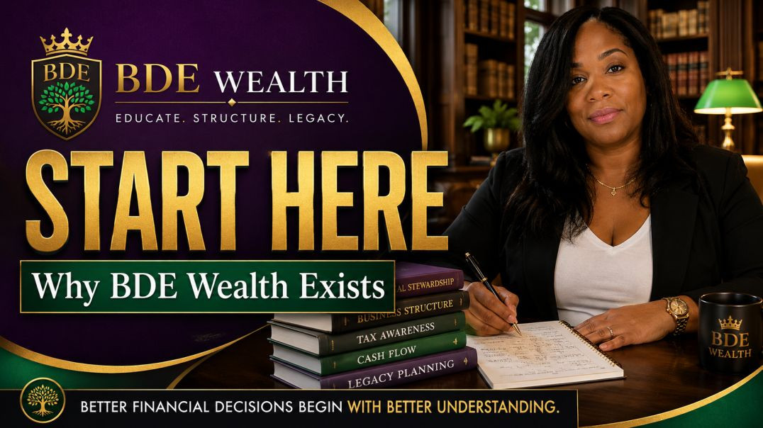 ⁣BDE Wealth™ - Official Brand Introduction