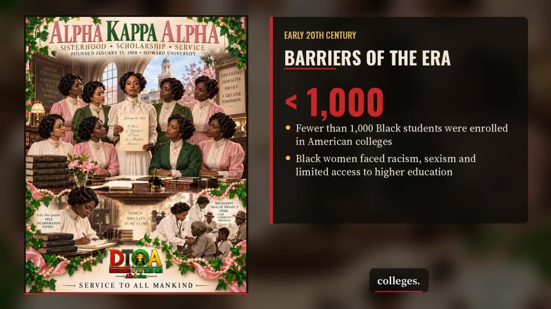 ⁣Alpha Kappa Alpha: Black Women Building a Legacy of Service