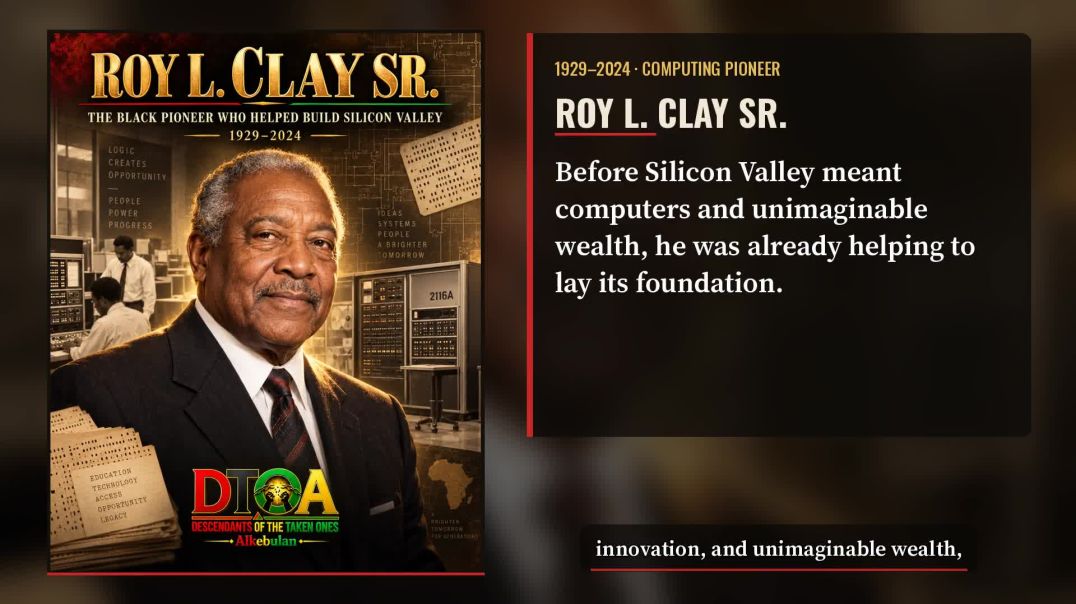⁣Roy L. Clay Sr.: The Black Pioneer Who Helped Build Silicon Valley