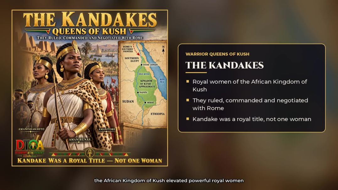 ⁣The Kandakes — Warrior Queens of Kush