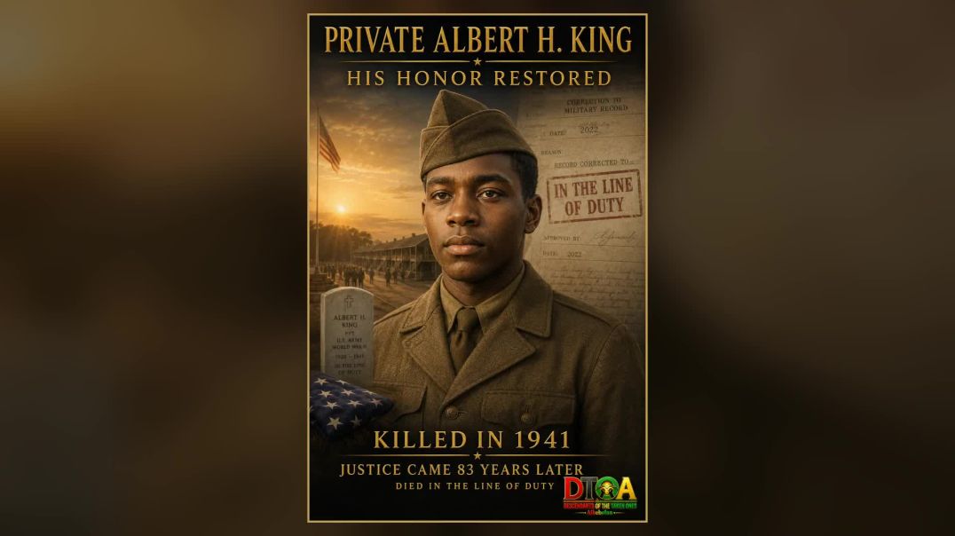 ⁣JUSTICE DELAYED FOR 83 YEARS PRIVATE ALBERT KING