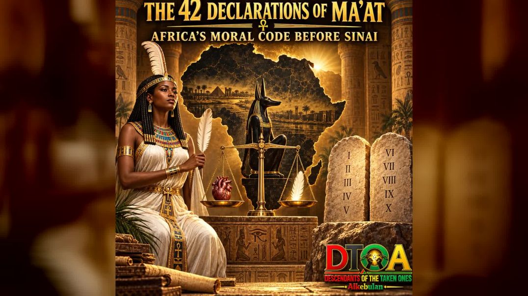 The 42 Declarations of Ma’at and the Ten Commandments