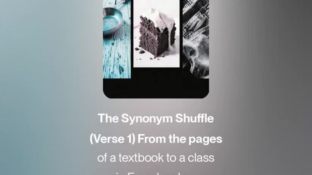 ⁣The Synonym Shuffle