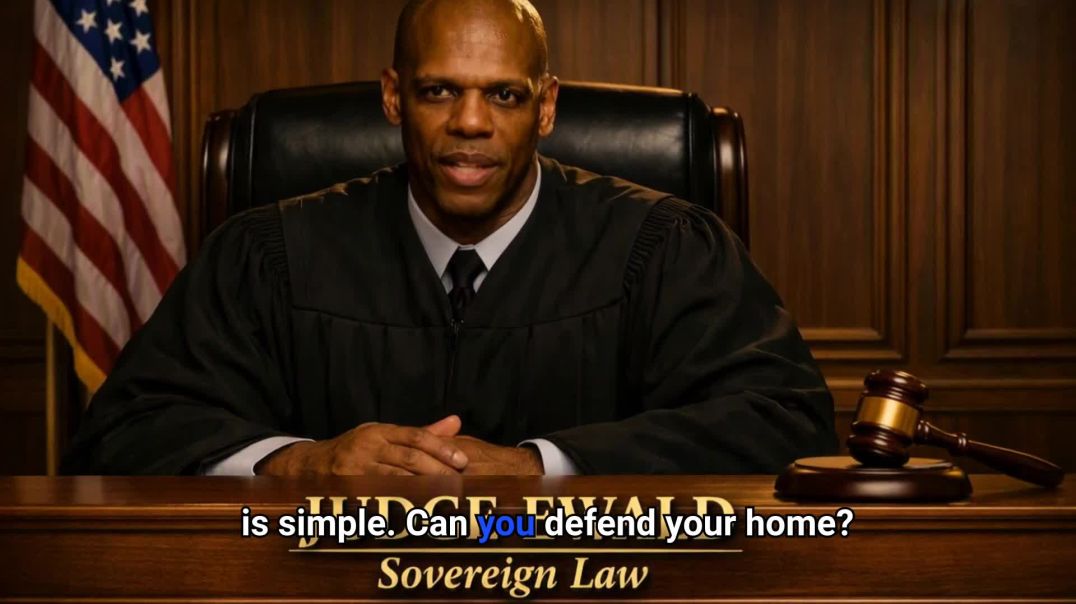 ⁣Judge Ewald. If anybody enters my house unwelcomed with intent to steal or harm me, am I allowed to 