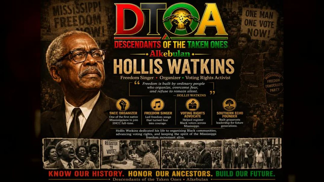 Hollis Watkins — The Freedom Singer Who Organized Mississippi