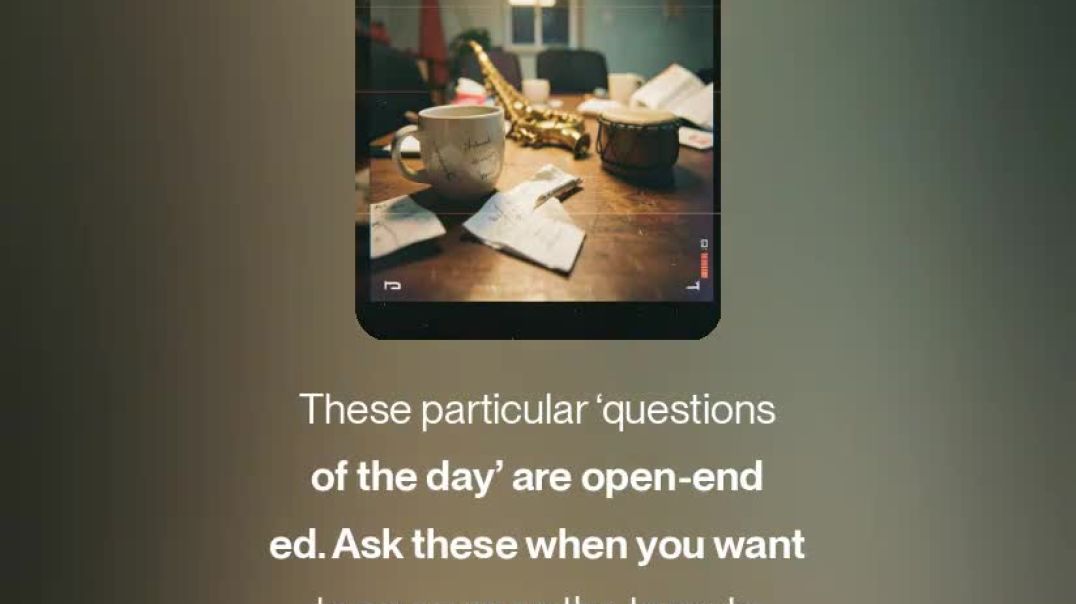 ⁣Questions of the Day