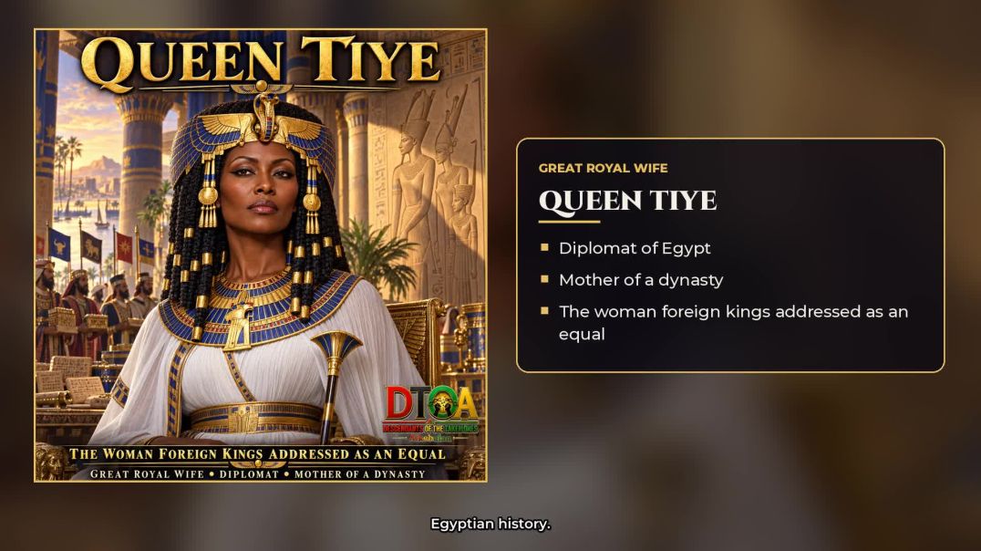 ⁣Queen Tiye: The Woman Foreign Kings Addressed as an Equal