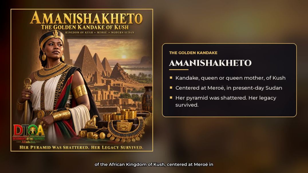 ⁣Amanishakheto — The Golden Kandake of Kush