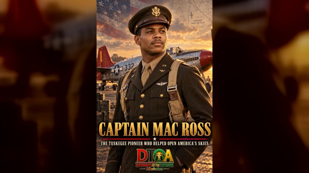 ⁣Captain Mac Ross — The Tuskegee Pioneer Who Helped Open America’s Skies