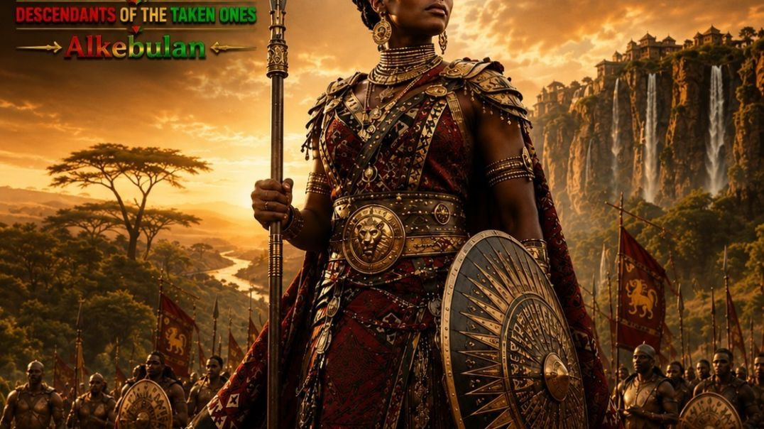 ⁣African Warrior Queen