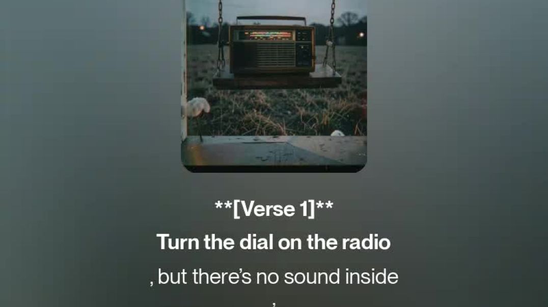 ⁣Silence on the Radio