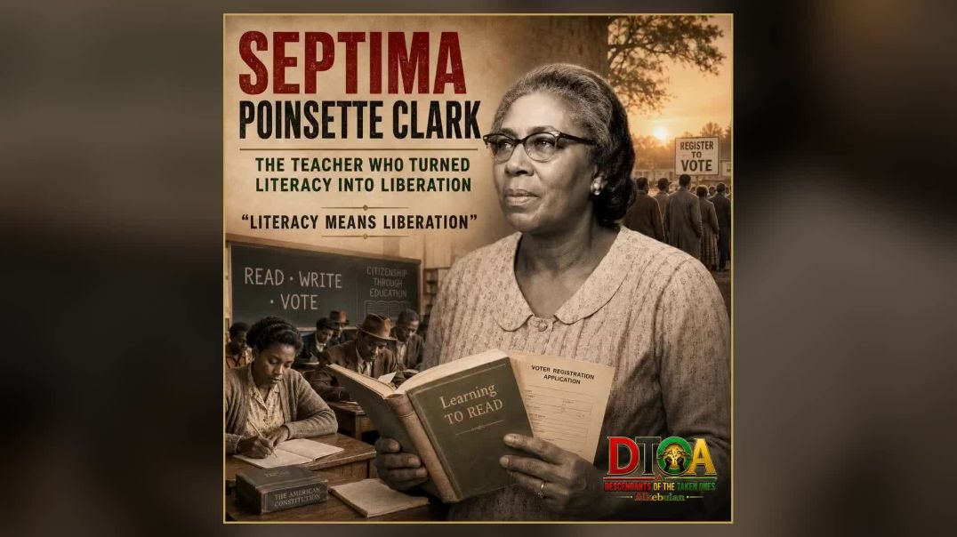 ⁣SEPTIMA POINSETTE CLARK The Teacher Who Turned Literacy Into Liberation