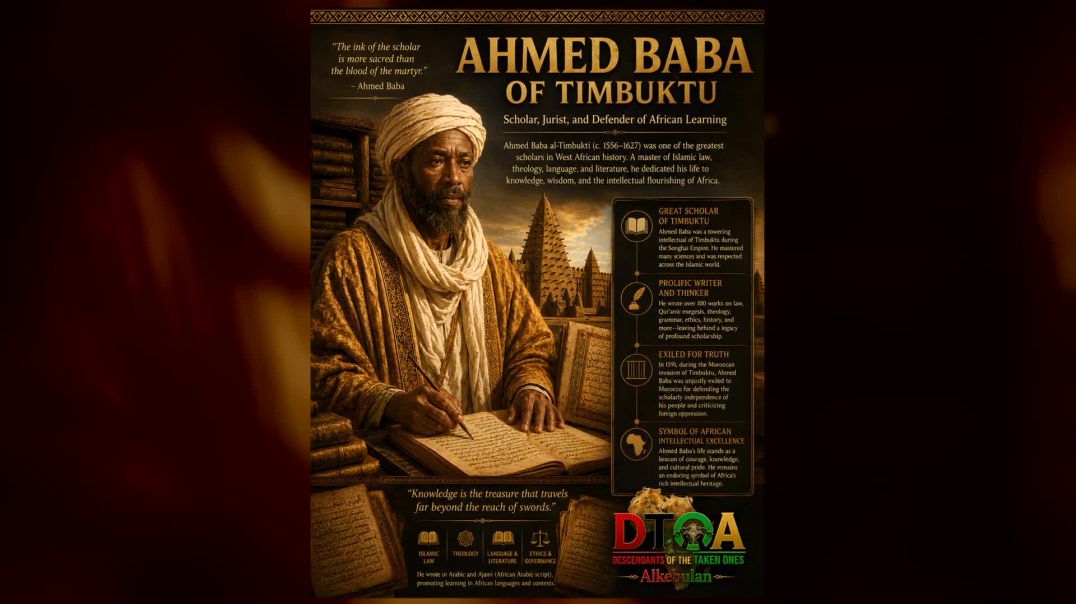 Ahmed Baba of Timbuktu — The Scholar They Tried to Silence