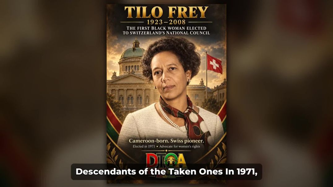 ⁣TILO FREY  THE BLACK WOMAN WHO MADE SWISS POLITICAL HISTORY