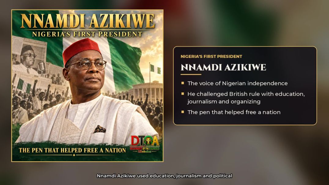 ⁣Nnamdi Azikiwe: The Voice of Nigerian Independence