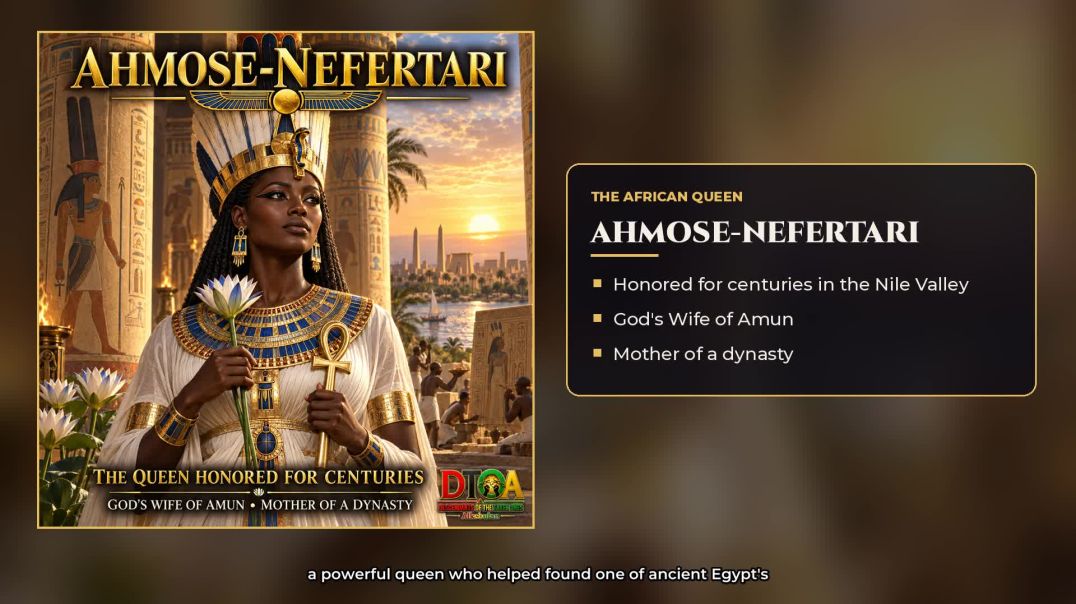 ⁣Ahmose-Nefertari: The African Queen Honored for Centuries