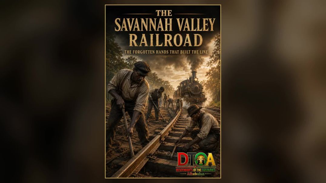 ⁣The Savannah Valley Railroad — The Forgotten Hands That Built the Line